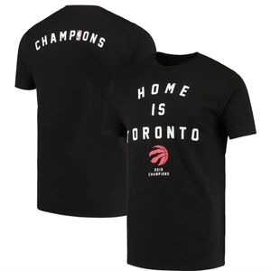 Girls Peace Collective Raptors 2019 Champions Black T-Shirt Size 6-7
